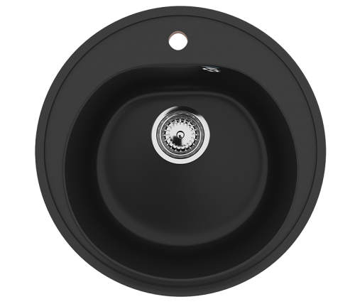 Кухонная мойка Ulgran Classic U-101-344 50х50 цвет черный