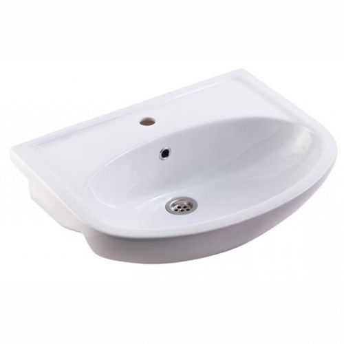 Раковина из сантехнического фарфора Rosa Уют 4620008192772 60х50 встраиваемая цвет белый