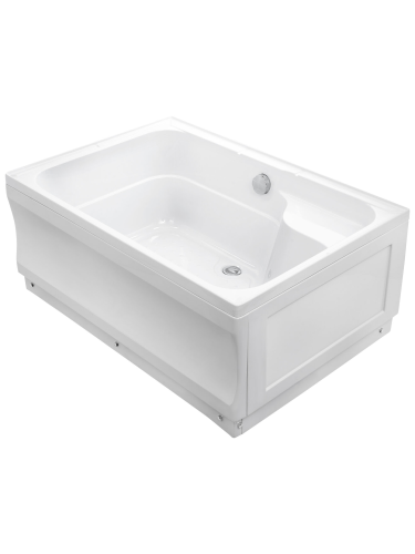 Душевой поддон акриловый Wemor 10000002325 120х80 белый с каркасом