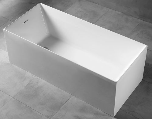Ванна акриловая Abber AB9274-1.7 170х75 отдельностоящая прямоугольная с каркасом