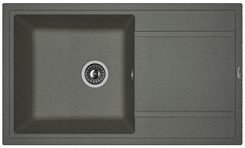 Кухонная мойка Florentina Липси 860 20.130.D0860.102 85х50 цвет серый поверхность матовая