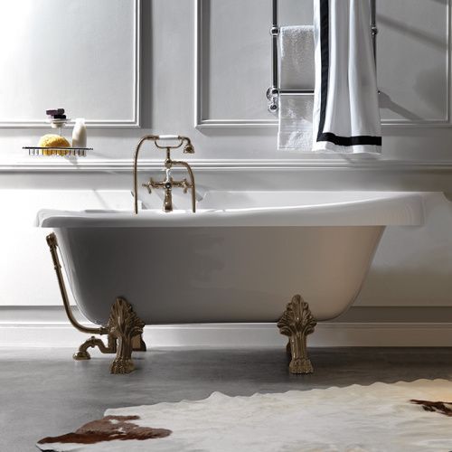 Ванна акриловая Kerasan RETRO 105593 170х75 встраиваемая овальная