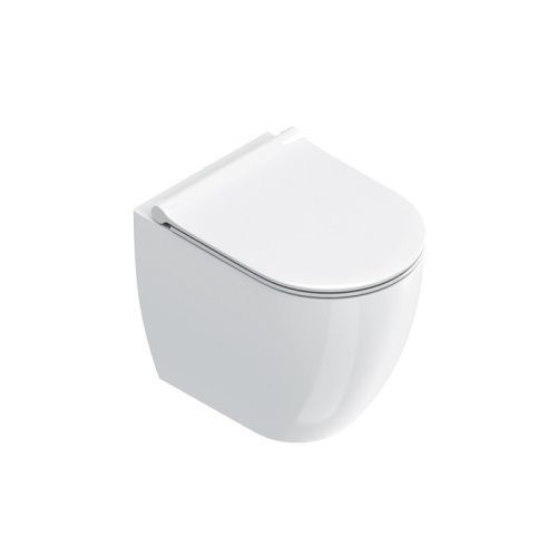 Чаша унитаза приставная Catalano Sfera 512500001 цвет белый без сиденья безободковая смыв торнадо