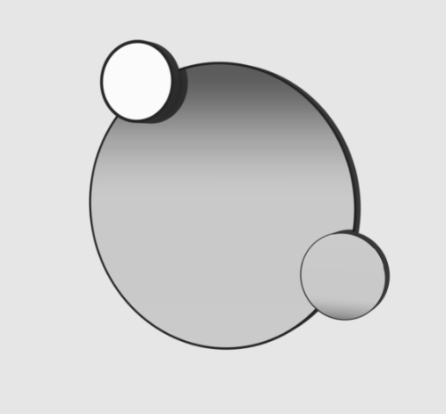 Зеркало с подсветкой Alice Lunaris MSP70LUN 70х70