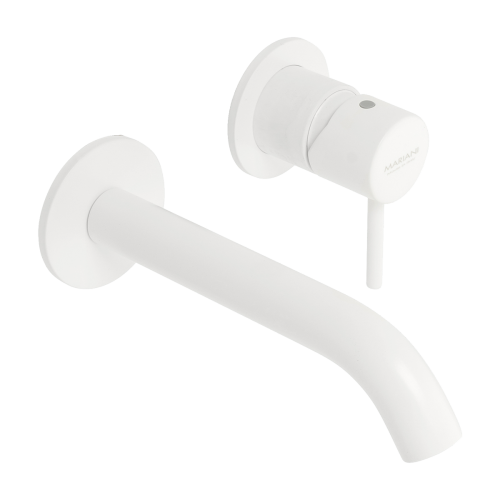 Смеситель для раковины Mariani Next B37565NSP встраиваемый в стену белый