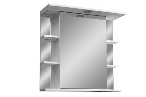 Зеркало-шкаф Stella Polar Концепт SP-00000058 70х70 подвесной цвет белый