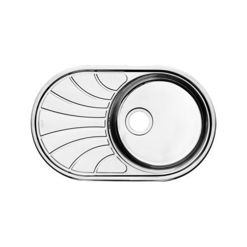 Кухонная мойка Iddis Suno SUN77SDi77 75х50 цвет серый поверхность глянцевая