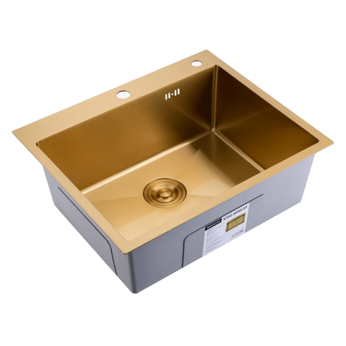 Кухонная мойка Splenka S702.6050.03 60х50 цвет золото поверхность матовая