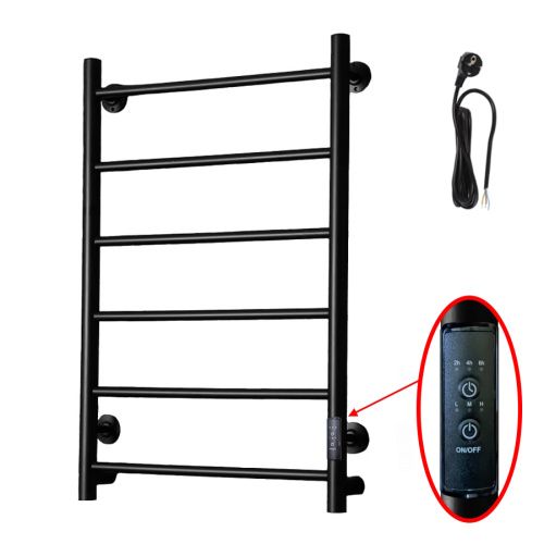 Полотенцесушитель электрический Тругор Аспект Пэк сп АспектПэксп1/8050чернВГП 55х80 черный