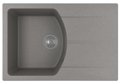 Кухонная мойка Florentina Паола 760 20.475.B0760.102 75х50 цвет черный поверхность матовая