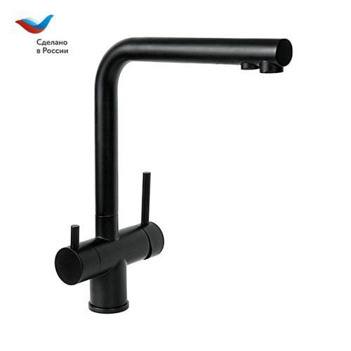 Смеситель для кухни Славен Город СЛ-ОД-Д77 на мойку черный