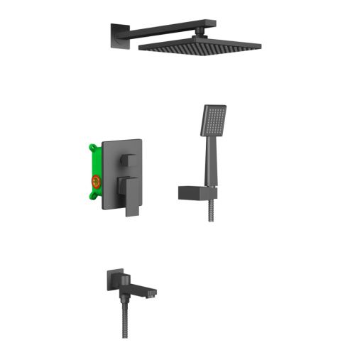 Душевая система Timo Selene SX-3069/03SM встраиваемая в стену цвет черный