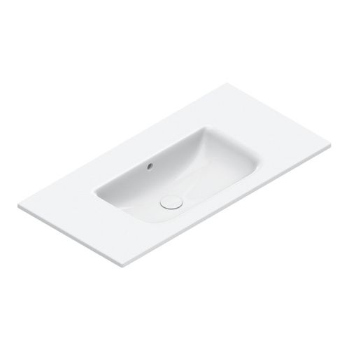 Раковина керамическая Catalano Italy 721010001 100 см подвесная цвет белый без отверстий под смеситель