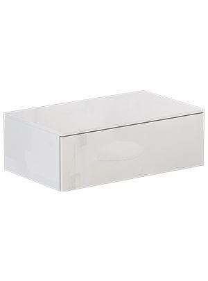 Тумба Velvex UNIT tpUNI.80.H27.Y-223 80х48х27 подвесная цвет белый лед