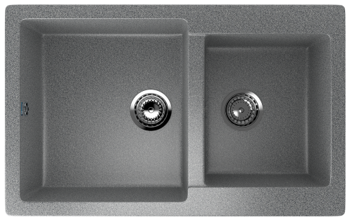 Кухонная мойка Ulgran Classic U-505-309 75х50 цвет серый