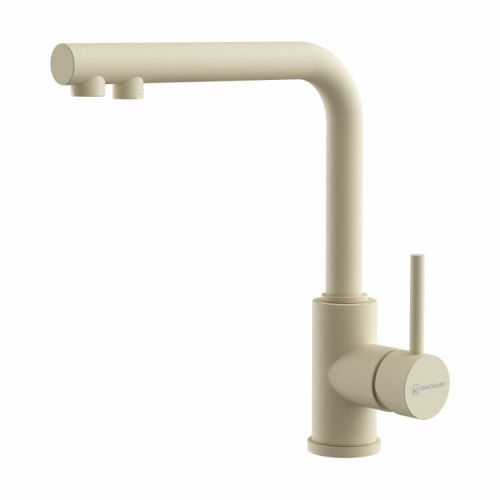 Смеситель для кухни Omoikiri Nakagawa 2 PLUS 4994418 на мойку бежевый