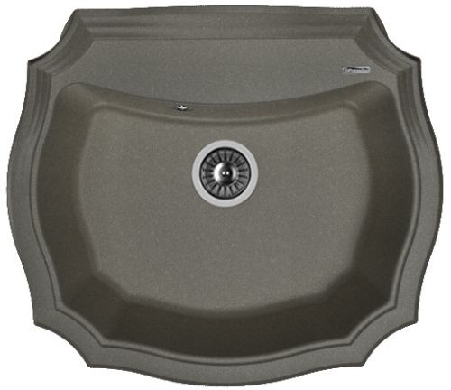 Кухонная мойка Florentina Эмилия 640 20.355.D0640.102 65х55 цвет серый поверхность матовая