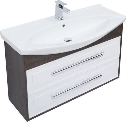 Тумба под раковину Aquanet Остин 00252674 100х30 напольная цвет коричневый