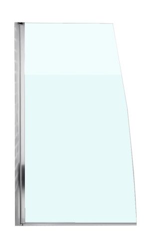 Душевая шторка на ванну Jacob Delafon Serenity E4933-GA 80х145 стекло матовое профиль хром ориентация универсальная