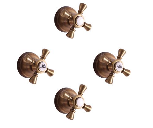 Смеситель для душа RavSlezak MORAVA RETRO MK386SM настенный бронза