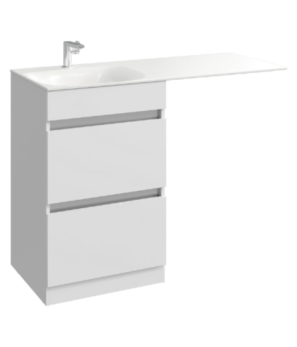 Тумба под раковину Aqwella Y FOR01052 50х50 напольная цвет белый