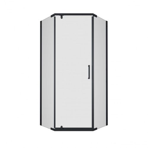 Душевой уголок Тритон Дека-Блэк Щ0000059783 90х90 стекло прозрачное профиль черный без поддона