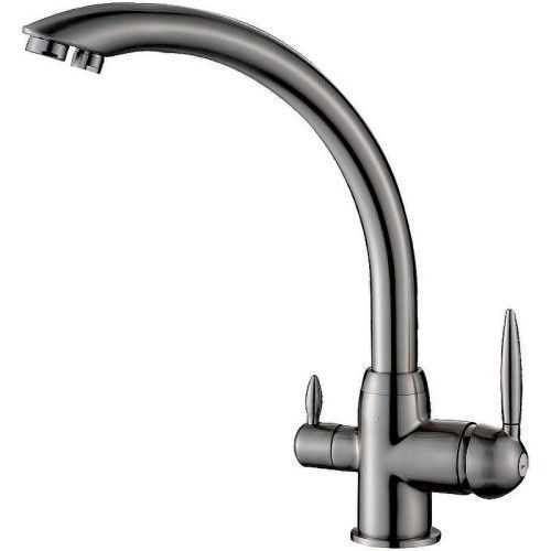 Смеситель для кухни Haiba HB76846 на мойку сатин