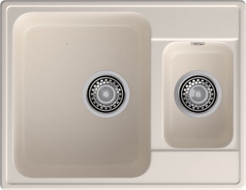 Кухонная мойка Granfest Quarz 09 белый 60х50 цвет белый поверхность матовая