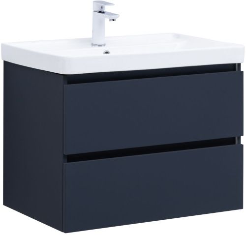 Тумба под раковину Aquanet Вега 2.0 00337948 70х50 подвесная цвет синий