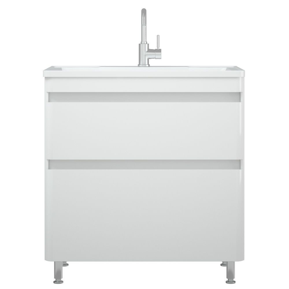 Тумба под раковину Corozo Алабама SD-00000595 80х40 напольная цвет белый