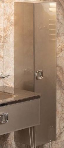 Шкаф-пенал Armadi Art Lucido 772-D 40х150 подвесной цвет коричневый