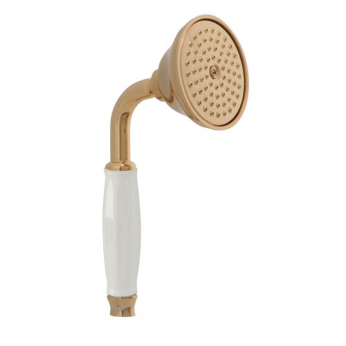 Душевая лейка Migliore OLIVIA 19017 цвет белый/золото