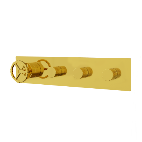 Смеситель для душа Remer Chrono CH98D3DO встраиваемый в стену золото