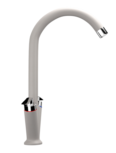 Смеситель для кухни Ulgran Classic U-011-331 на мойку белый