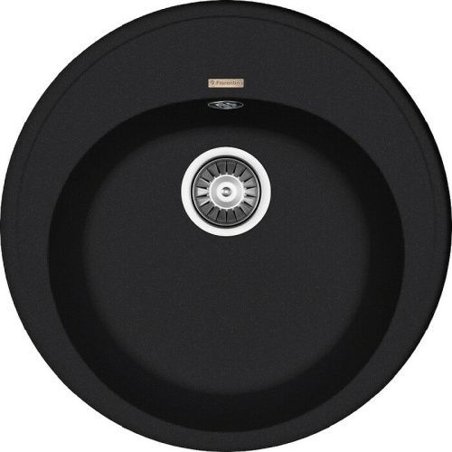 Кухонная мойка Florentina Лотос 510 20.290.B0510.302 50х50 цвет черный поверхность матовая