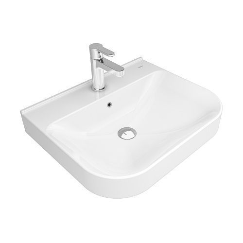 Раковина керамическая Kale LOFT 310200200445 60 см подвесная цвет белый 1 отверстие под смеситель