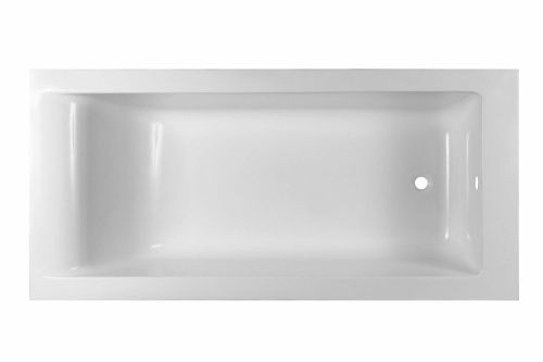 Ванна из литьевго мрамора Taliente Egoista Stretto Matt EG2317075-1StrettoMatt 170х75 пристенная прямоугольная без ножек и каркаса