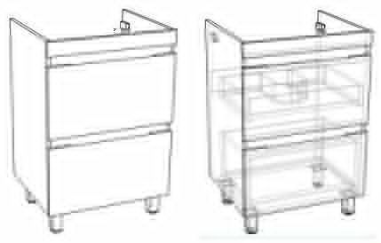 Тумба под раковину Corozo Альтаир SD-00000500 60х50 напольная цвет белый - фото 4