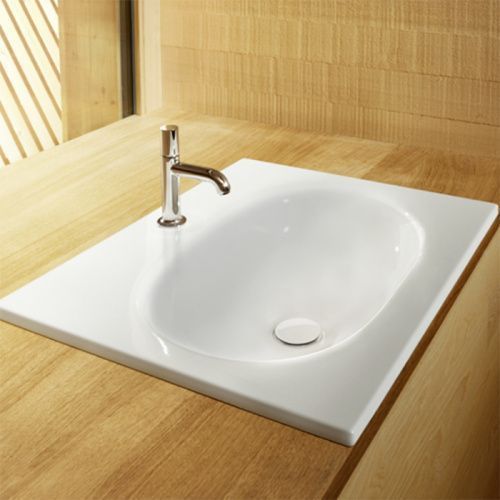 Раковина из нержавеющей стали Bette Comodo A215-000 HLW1 60 см встраиваемая цвет белый 1 отверстие под смеситель