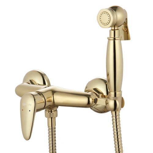 Гигиенический душ со смесителем LeMark Pramen LM3318G золото