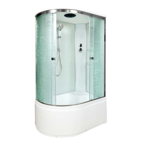 Душевая кабина AvaCan EM5012R 120х90 четверть круга с крышей ориентация универсальная