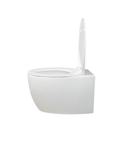 Унитаз подвесной Creo Сeramique AVIGNON COMBO-AV1100W/AV1001WT белый с сиденьем с микролифт смыв торнадо