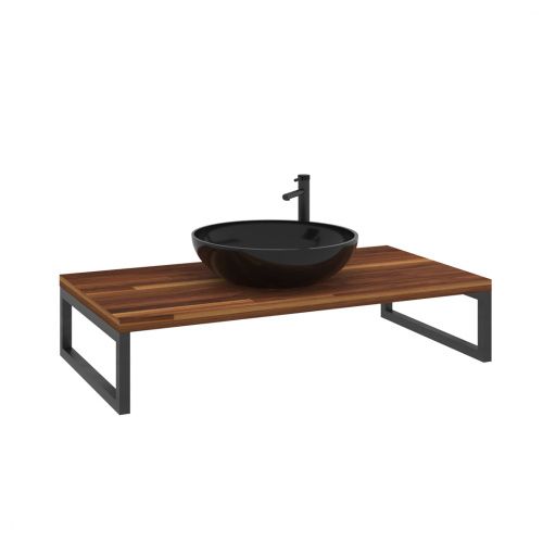 Консоль под раковину Orka Kestel 3001038 90х50 подвесная цвет коричневый