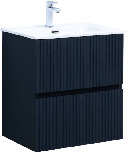 Тумба под раковину Aquanet Джейн 00313300 60х40 подвесная цвет синий