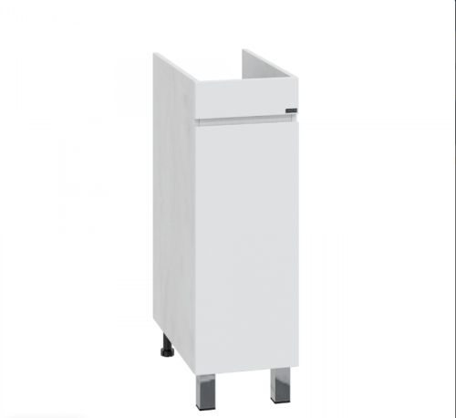 Тумба под раковину СанТа Марс 700398 30х50 напольная цвет белый