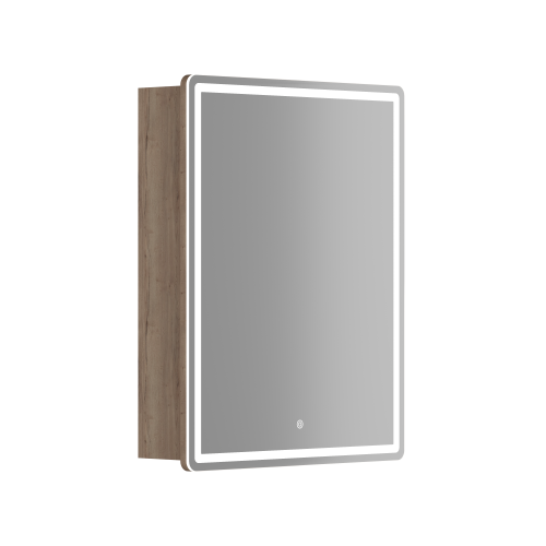 Зеркало-шкаф Sancos Mirror MI60EG 60х70 подвесной цвет коричневый