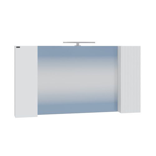 Зеркало-шкаф СанТа Вега 700452 120х70 подвесной цвет белый