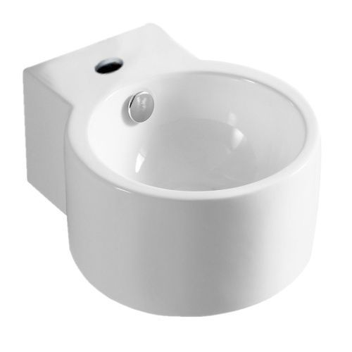Раковина из сантехнического фаянса Azario AZ-4292 30х30 накладная цвет белый 1 отверстие под смеситель