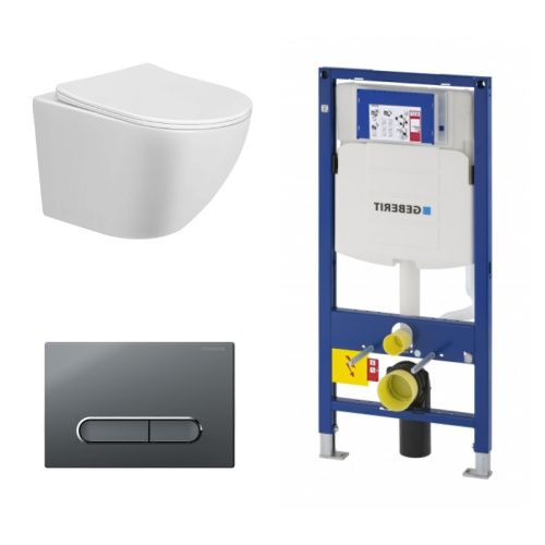 Сет унитаз + инсталляция + кнопка 111.300.00.5+FP.340.GRP.01+AM25010