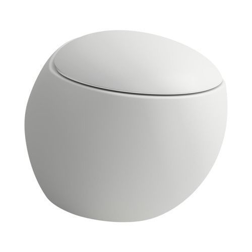 Чаша унитаза подвесная Laufen Alessi One 8.2097.1.757.000.1 цвет белый без сиденья безободковая смыв торнадо